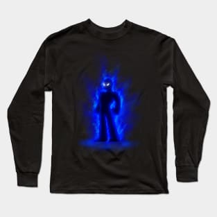 blue flame Long Sleeve T-Shirt